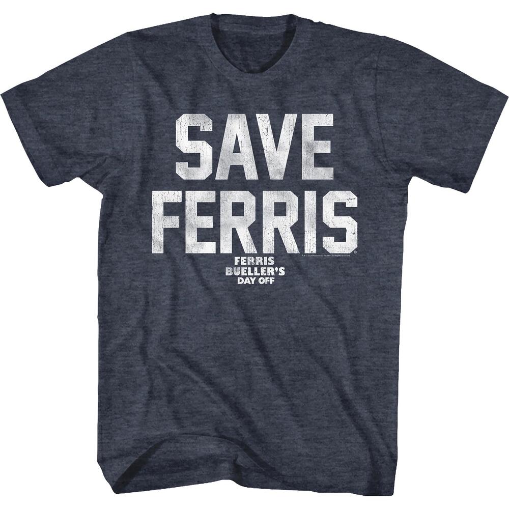 Save Ferris Blue Design Ferris Buellers Day Off Tshirt